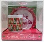 Christmas Mug And Cookies For Santa 6" Plate Houston Harvest. Fixed Price $25.00.