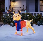 New In Hand! Home Accents Holiday Light Up Christmas Doodle Dog TY450-1814-1. Fixed Price $149.95.
