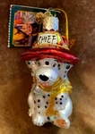Owc Old World Christmas "dalmation Pup" Blown Glass Ornament W/ Tags Mint. Fixed Price $15.00.