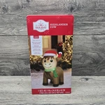 Highlander Cow 3.5 Ft Airblown Yard Inflatable Holiday Time Christmas Lights Up. Fixed Price $25.49.