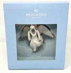 Wedgwood Jasperware Figural Angel Christmas Ornament In Box. Fixed Price $49.00.