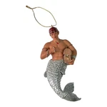 Vintage December Diamonds Poseidon Pirate Merman Holiday Ornament China 2003. Fixed Price $49.99.
