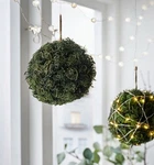Ikea Vinter 2021 Hanging Green Ornament Balls Set 18 Pcs New Box. Fixed Price $30.00.