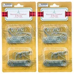 Regent Christmas Ornament (80 Count Total) Decorative Hooks, Silver, .... Fixed Price $21.03.