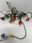 Vtg M&ms Happy Holiday Christmas 18 String Set 2 Figure Missing. Fixed Price $25.88.