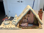 Jim Shore Dreams Fly Christmas Santa & Reindeer Heartwood Creek Retired. Fixed Price $29.99.