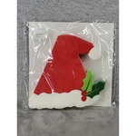 Caspari Paper Linen Santa Hat Die-cut Napkins 15CT Christmas Holiday 32CM X. Fixed Price $9.98.