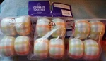 12 Celebrate Together Kohl's Multi Plaid Napkin Rings Summer Fun Colors. Fixed Price $15.95.
