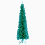6 Ft. Tinsel Collection Turquoise Tree. Fixed Price $69.99.