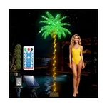 Ledido 7FT Solar Lighted Palm Tree For Outside Patio, 180LED Up Tr.... Fixed Price $143.80.