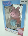 Kurt Adler Peppa Pig Red Dress With Present Molded Christmas Ornament Nib. Fixed Price $12.99.