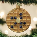 Old World Christmas Waffle W/blueberries Glass Ornament 32444. Fixed Price $19.88.