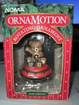 Noma Rotating Ornamotion Teddy Bear Top Vintage Christmas Ornament 1989. Fixed Price $16.20.