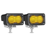 2PCS 3" Squadron Sport Led Cube Work/scene Light Pods White/red/yellow/green 12V. Fixed Price $13.98.