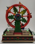 Kurt Adler Lighted Musical Christmas Rotating Ferris Wheel 13-INCH. Fixed Price $39.99.