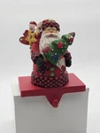 Christmas Ceramic & Clay Festive Santa Stocking Hanger Holiday Winter.. Fixed Price $15.00.