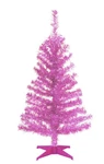 National Tree Company 3FT Pink Tinsel Artificial Christmas Nib. Fixed Price $37.99.