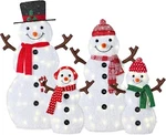 Best Choice Products 4FT 4-PIECE 2D Lighted Christmas Snowman Family Set,. Fixed Price $89.99.