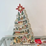 Martha Stewart Wood Christmas Tree Lights Up New Decor. Fixed Price $68.00.