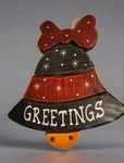 Greetings Sign Christmas Tree Seasonal Wood Wall/door Hanging Decor. Fixed Price $13.00.