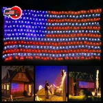 American Flag String Lights, Waterproof Led Net Light, With 420 Super Brigh. Fixed Price $31.32.