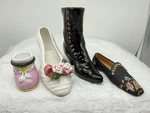 Lot Of 4 Collectible Mini Shoes Seymour Mann, Stalgia, Two Company Plus. Fixed Price $18.00.