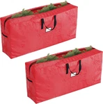 Set Of 2 Christmas Tree Storage Bags Fits 9-FOOT Artificial Each Protec. Fixed Price $27.99.