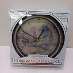 Christmas Carol Clock Musical Plays 12 Songs By Thomas Kinkade New Box 2004. Fixed Price $22.50.