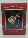 Vintage Enesco Treasuries Christmas Ornament M. Gilmore Mouse Letters To Santa. Fixed Price $13.99.