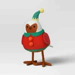 2023 Target Christmas Wondershop Featherly Friend Bauble Bird Felt Fabric Winter. Fixed Price $14.99.