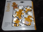 Dexam Four Gingerbread Cookie Cutters Family Bake Set. Fixed Price $10.99.
