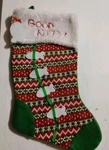 Nick's Choice Christmas Stocking Cat Kitten 17". Fixed Price $14.99.