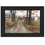 Framed Print Poster Wall Art, "the Road Home" Attic Porch Den Closet Decor 15". Fixed Price $65.73.