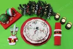10 Set Christmas Dinner Table Silverware Holders Decoration Pockets Santa. Fixed Price $31.19.