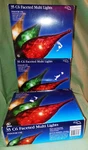 Lot Of 105 (3 Sets) Bright Tidings C6 Faceted Multi Lights Indoor Use 17 Ft Each. Fixed Price $23.61.