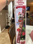 Mr. Christmas Super Climbing Santa African American Holiday Lights Music. Fixed Price $29.99.