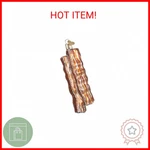 Old World Christmas Bacon Strips Glass Blown Ornament For Tree, Handcr. Fixed Price $14.54.