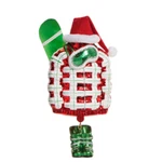 Raz Imports Ski Jacket And Green Boots Ornament Bauble. Fixed Price $18.99.