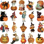 24PCS Vintage Cutout Home Decoration, F-halloween. Fixed Price $17.62.