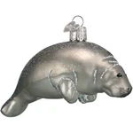 Old World Christmas Glass Blown Ornament Manatee. Fixed Price $19.99.