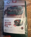 Zober Tear-proof Waterproof Wreath Storage Bag 30" Green Dust-proof Fits. Fixed Price $13.63.