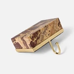 Marble Stocking Holder Brown/red Threshold With Studio Mcgee Xmas Holiday Hanger. Fixed Price $29.99.