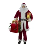 Northlight 6 Foot Life-size Plush Christmas Santa Claus Figure With Presents. Fixed Price $359.49.