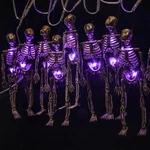 Decoration Lights, Skeleton Skull Spooky String 20 Leds 8 Modes. Fixed Price $125.00.