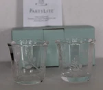 Partylite Herbal Spring Etched Votive Holder Pair Retired Nib P15E/P8469. Fixed Price $22.00.