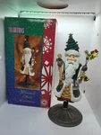 Traditions Whimsical Santa Centerpiece Handpainted 11.75 With Box. Fixed Price $22.40.