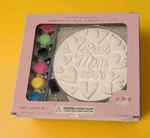 Nib! 'best Mom Ever' Paint Your Own Ceramic Set W/ Supplies Easter Mother's Day. Fixed Price $12.30.