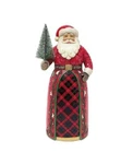 Jim Shore Heartwood Creek "christmas Tidings" Santa With Plaid 6012030FD. Fixed Price $56.00.