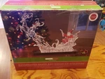 Living Home Christmas Decorative Illuminated Santa And Sleigh Ice Sculpture. Fixed Price $129.99.