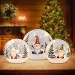 Yeahome Christmas Decorations Indoor, 3 Pcs Lighted Gnomes Snow Glo.... Fixed Price $73.88.